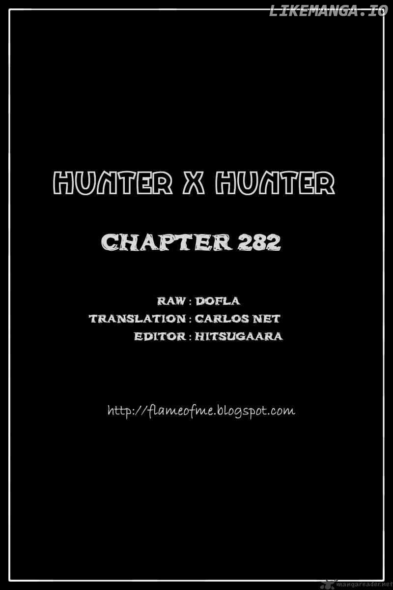 Hunter x Hunter, Chapter 282 image 20
